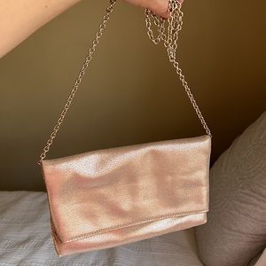 Pink clutch crossbody